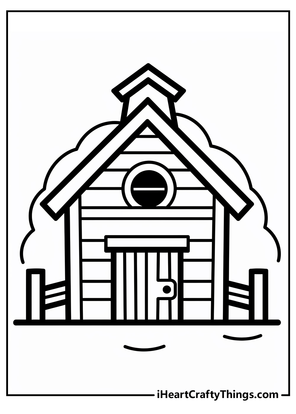 Barn coloring pages free printables