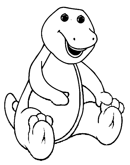 Barney and friends coloring pages printable for free download