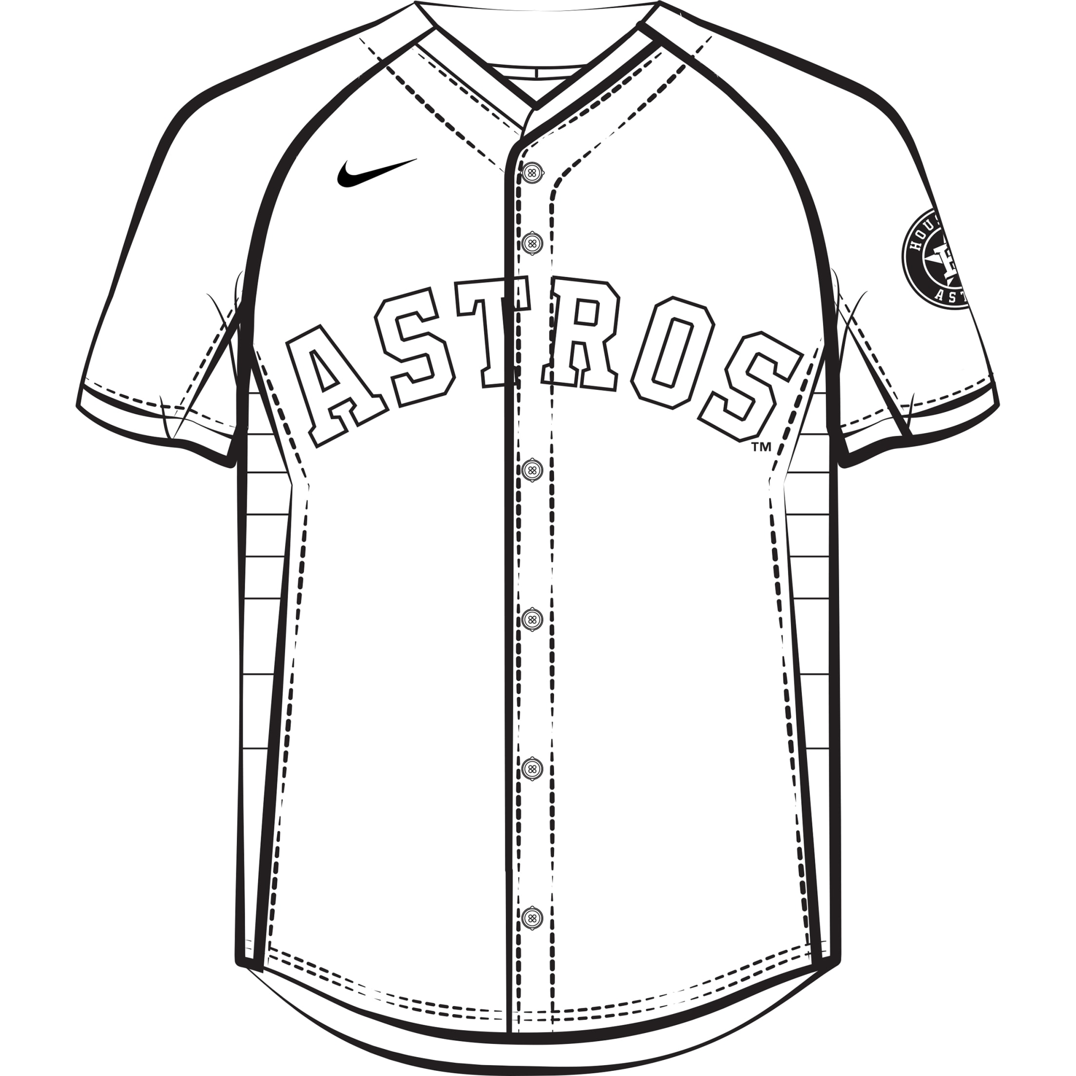 Astros activities coloring pages houston astros