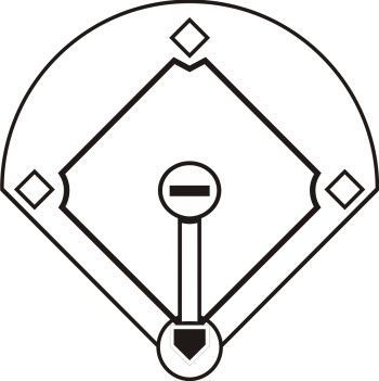 Image result for baseball field diagram black and white baseball field baseball diamond baseball stadium