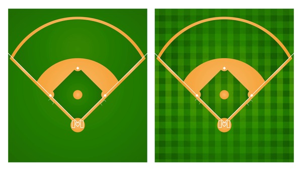 Baseball field diagram royalty