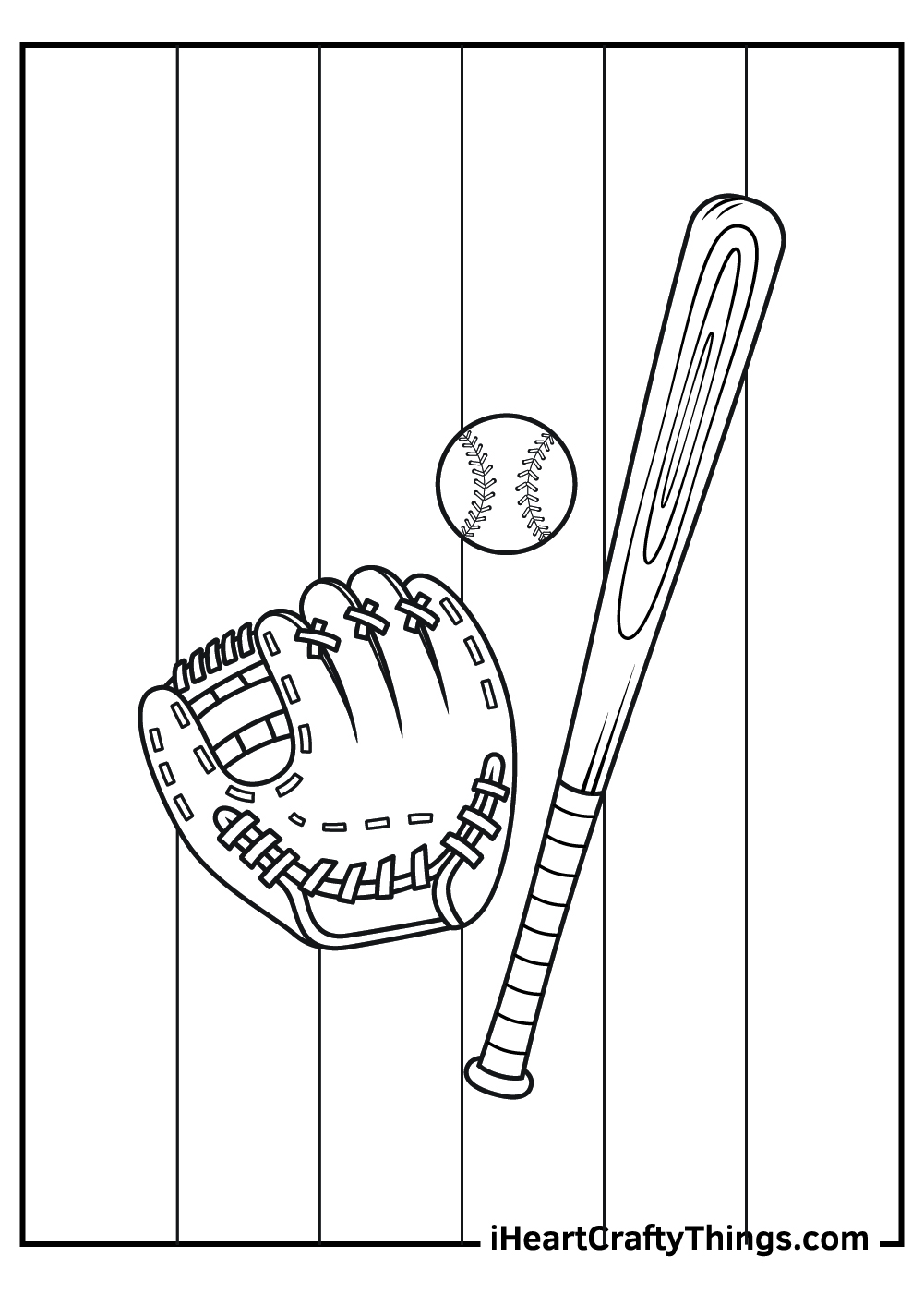 Baseball coloring pages free printables
