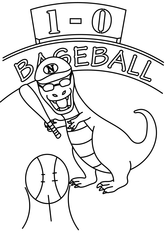 Baseball coloring pages free printable nurie