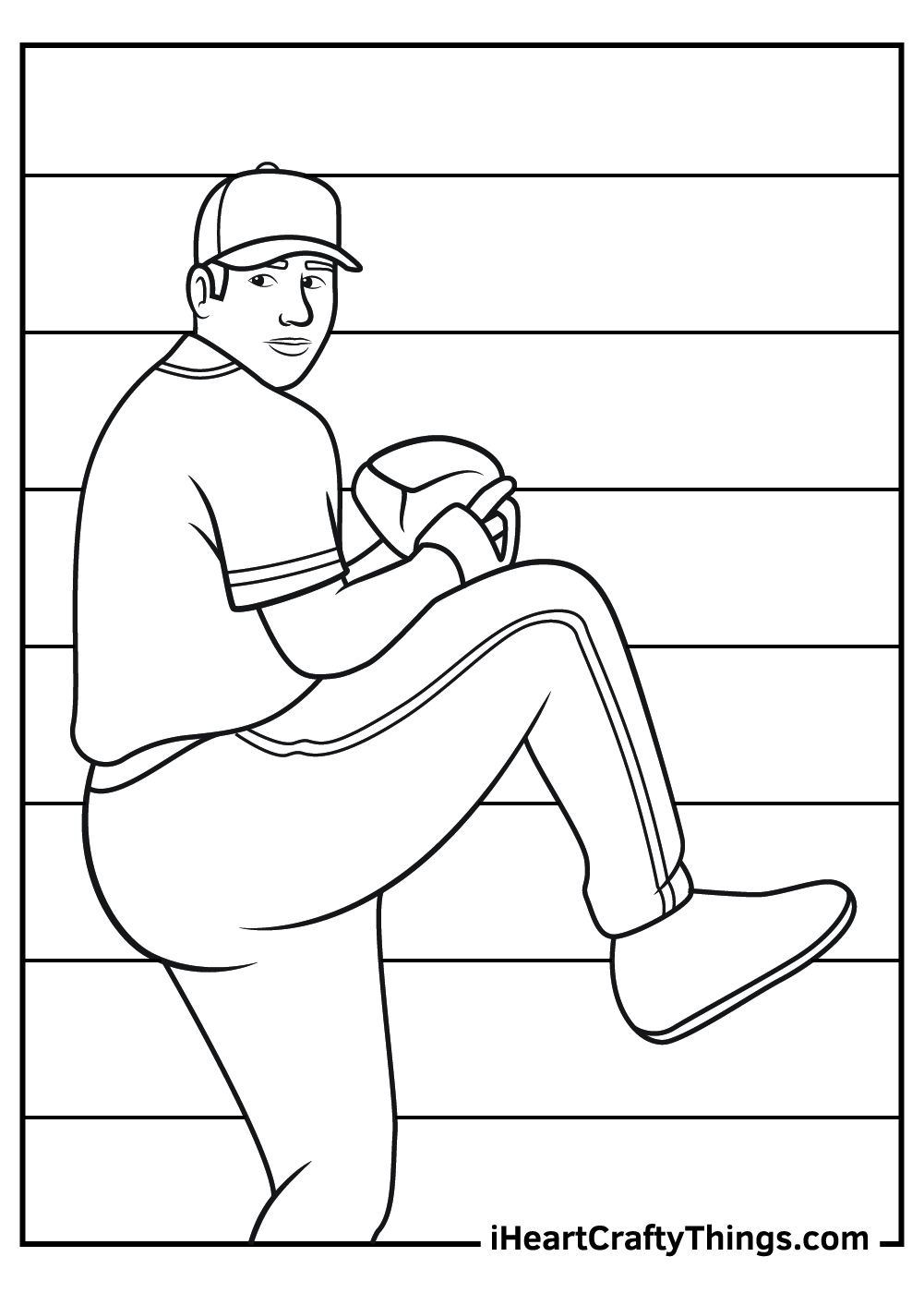 Baseball coloring pages free printables