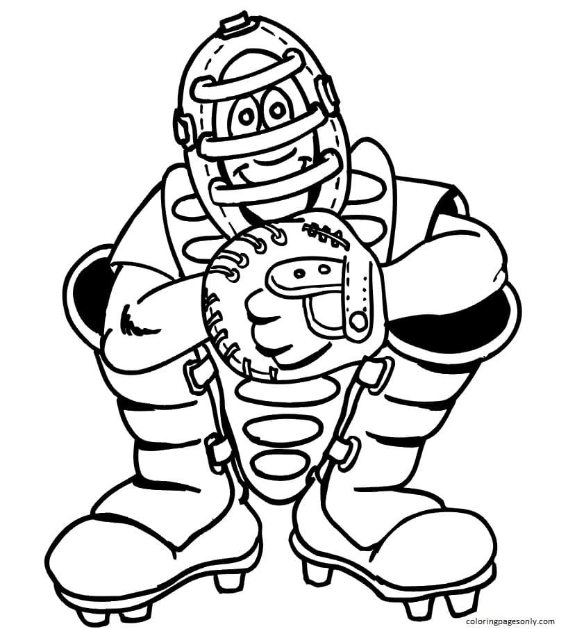 Baseball coloring pages printable for free download