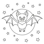 Bats coloring pages free coloring pages