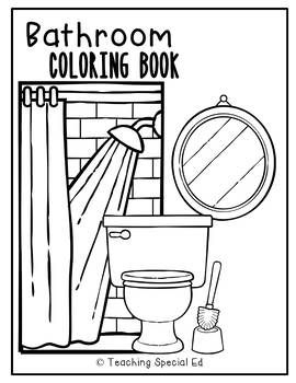 Bathroom coloring book worksheets kindergarten worksheets printable kindergarten worksheets kids worksheets printables