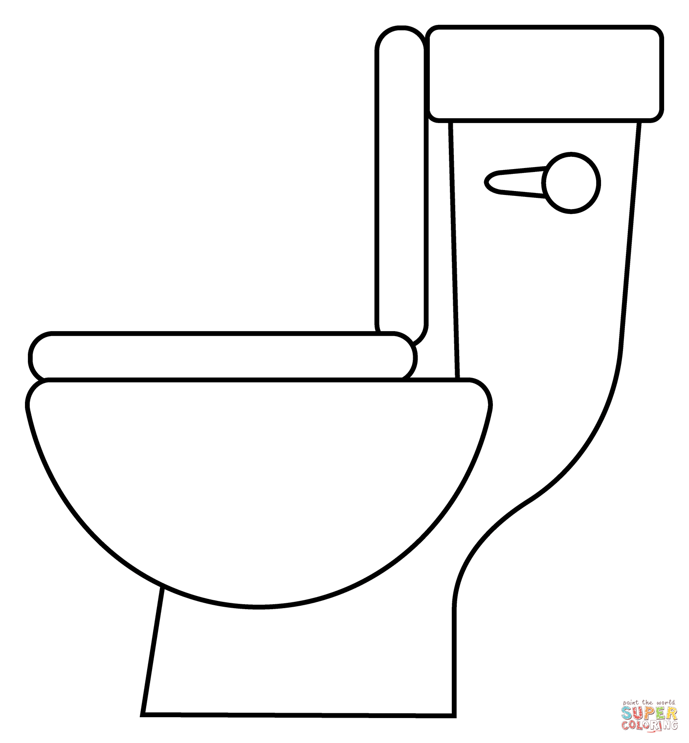 Toilet emoji coloring page free printable coloring pages