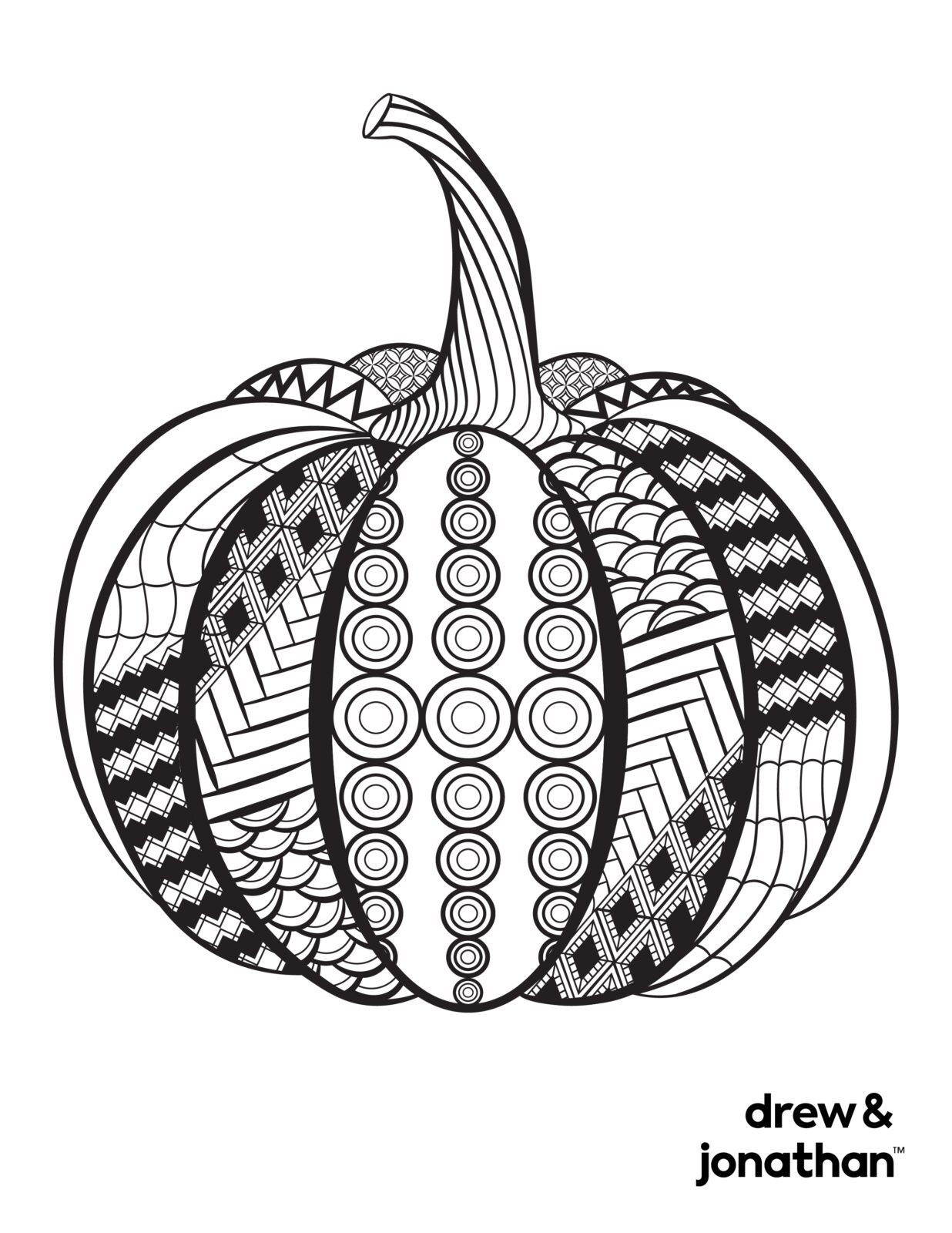 Free printable thanksgiving coloring pages for kids