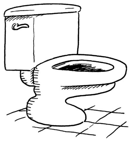 Bathroom toilet coloring page free printable coloring pages