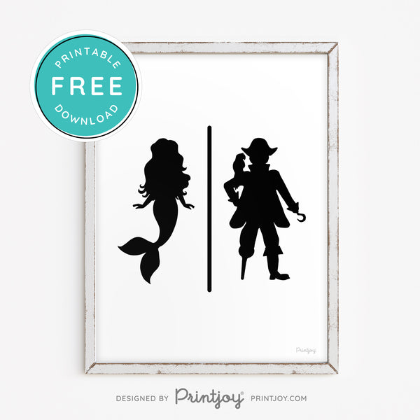 Free printable bathroom wall art