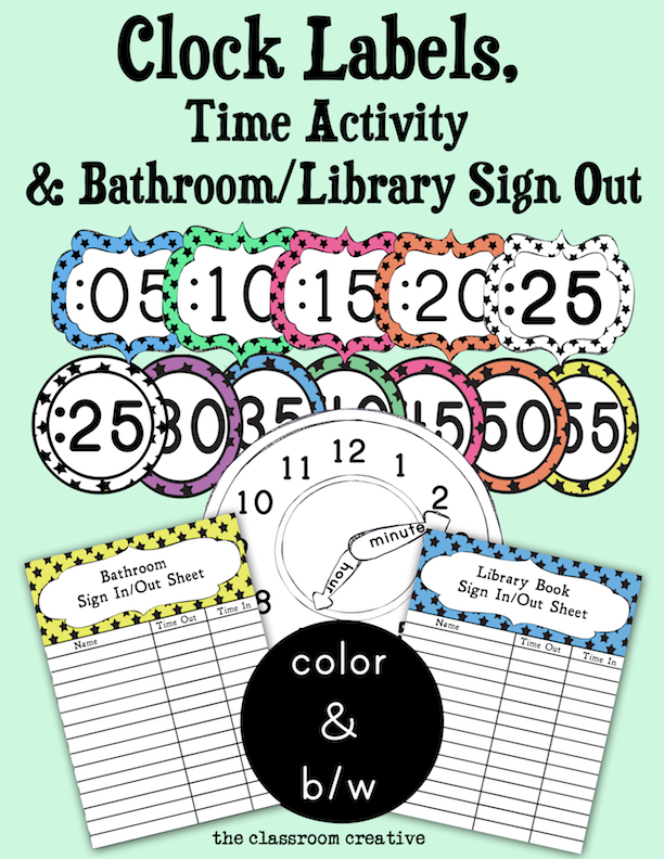 Free printable bathroom sign out sheet