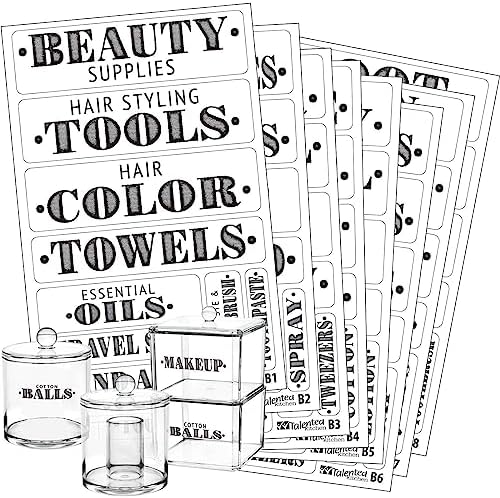 Talented kitchen farmhouse bathroom beauty organization labels