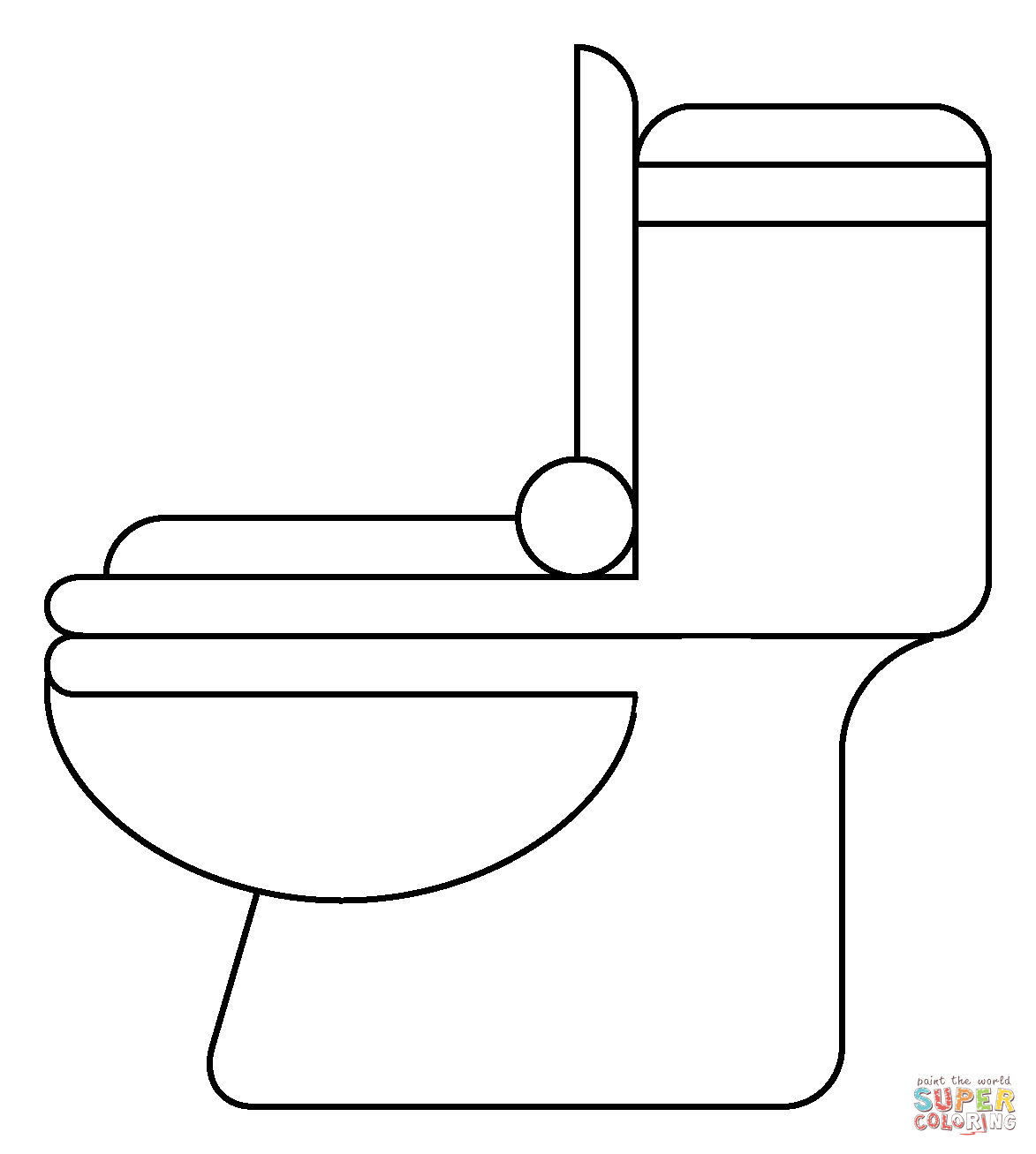 Toilet emoji coloring page free printable coloring pages