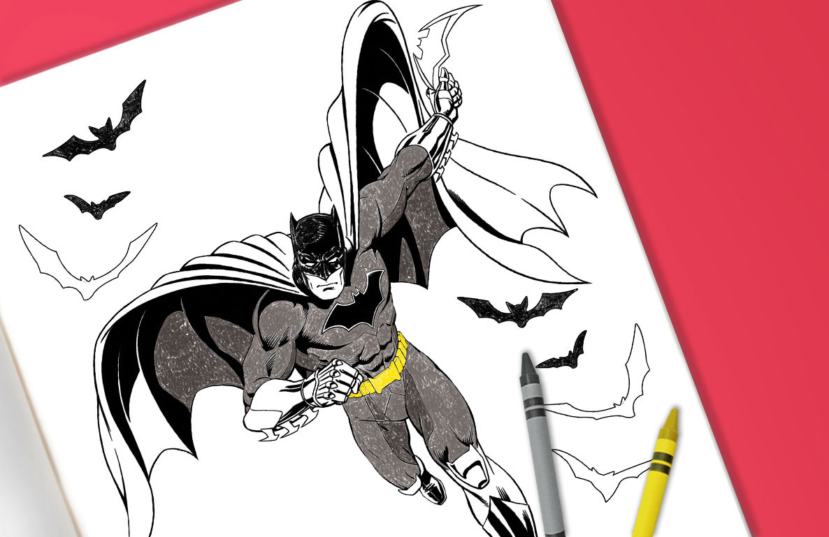 Batman coloring sheet printable toys r us