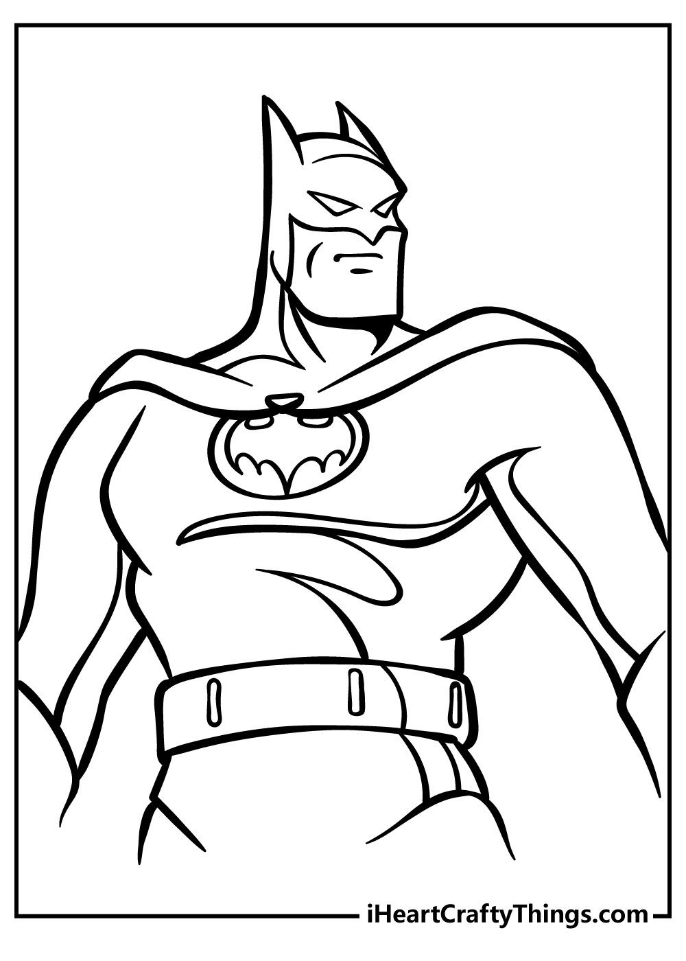 Batman coloring pages free printables