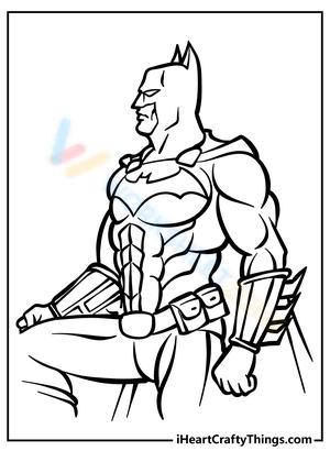 Free printable batman coloring pages for kids adults