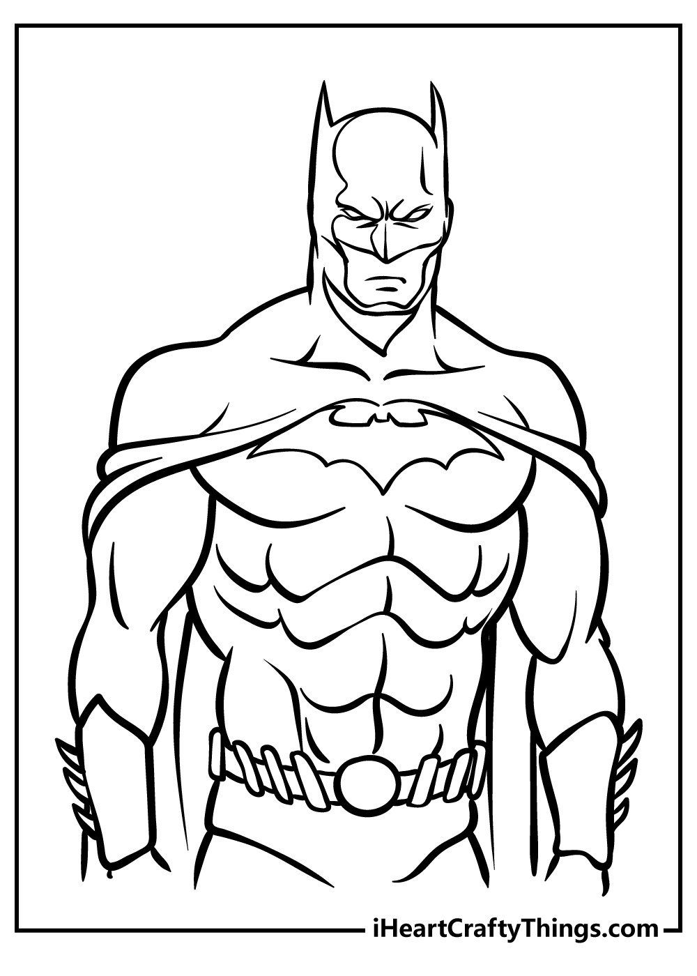 Batman coloring pages free printables