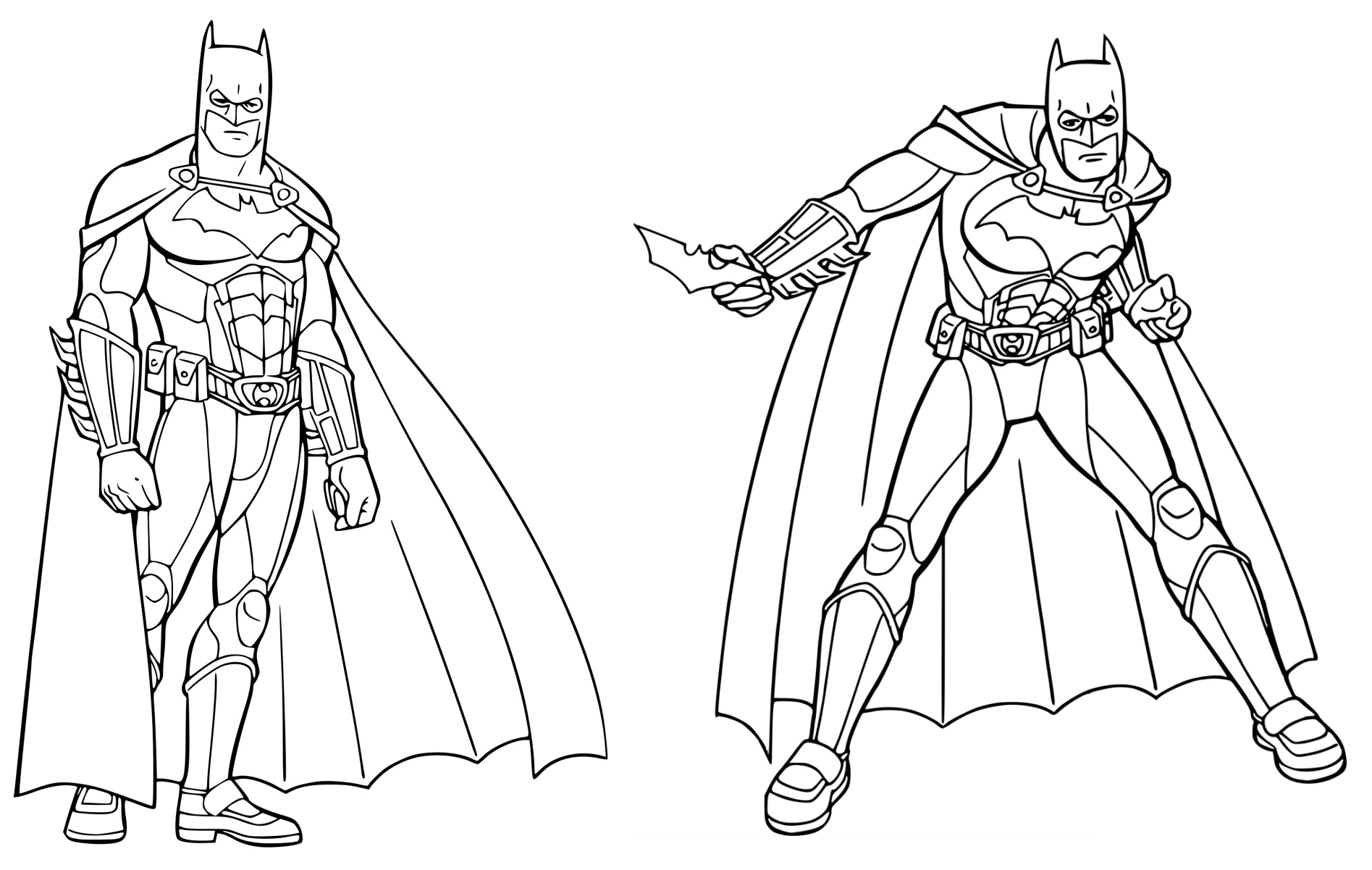 Free printable batman coloring dc ics print color craft