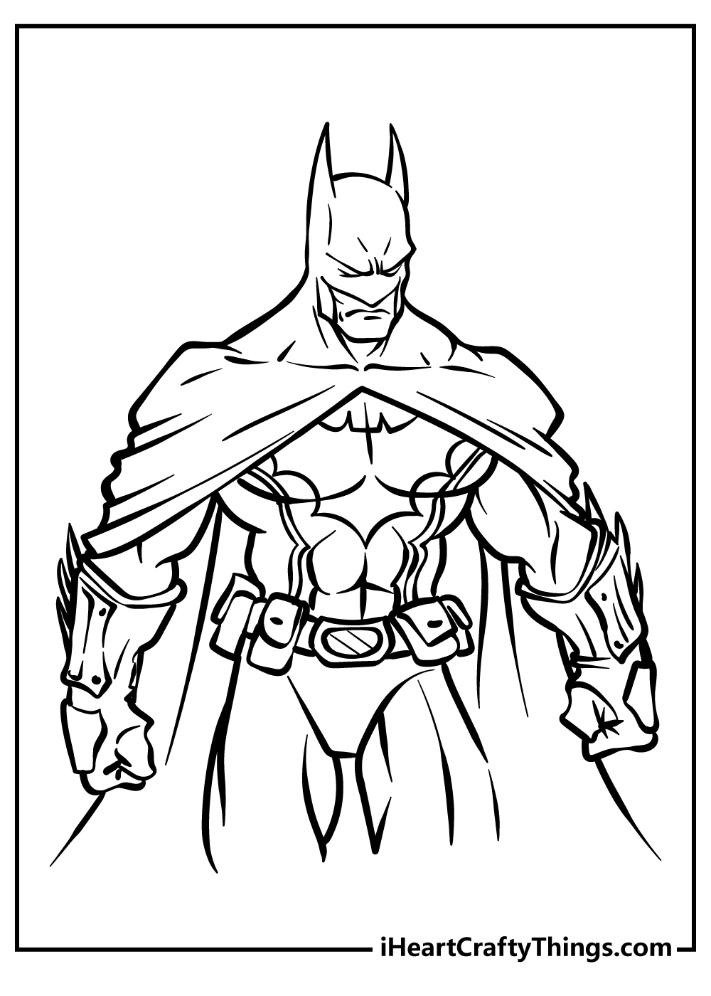 Batman coloring pages free printables