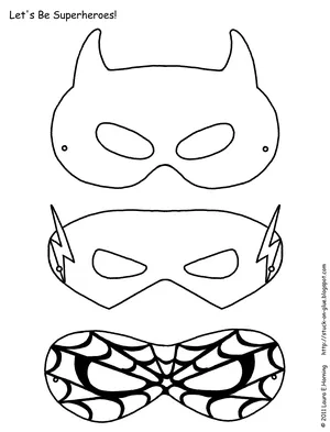 Batman mask coloring pages