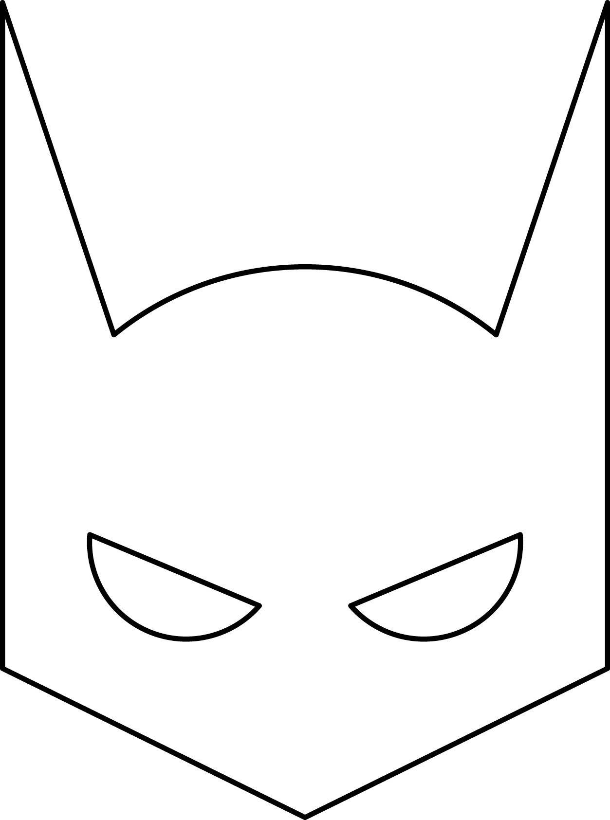 Batman mask coloring pages superhero mask template batman mask superhero masks