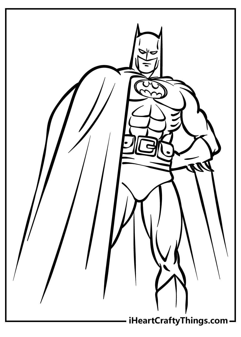 Batman coloring pages free printables