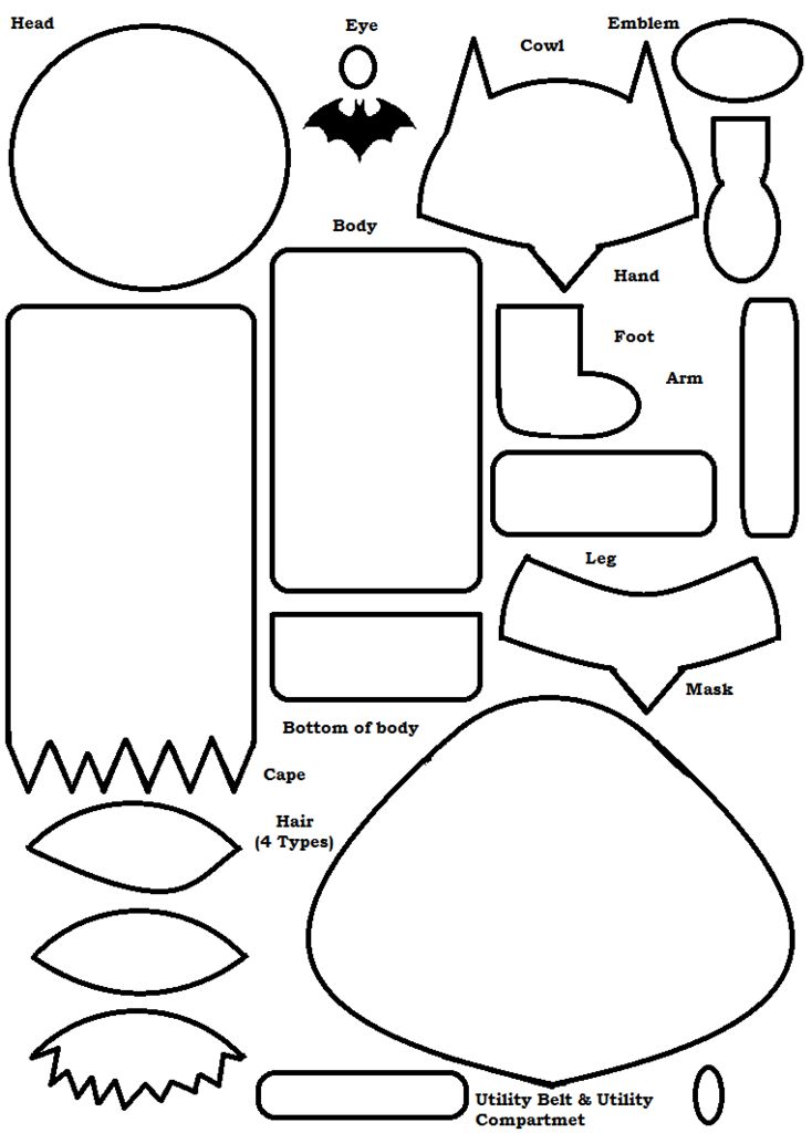 Batman mask template free printable mask template