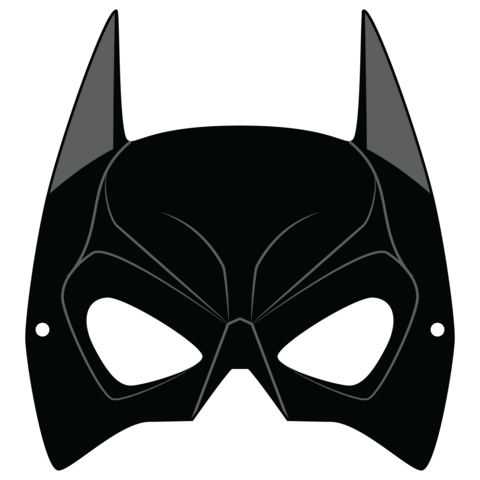 Batman mask template free printable papercraft templates