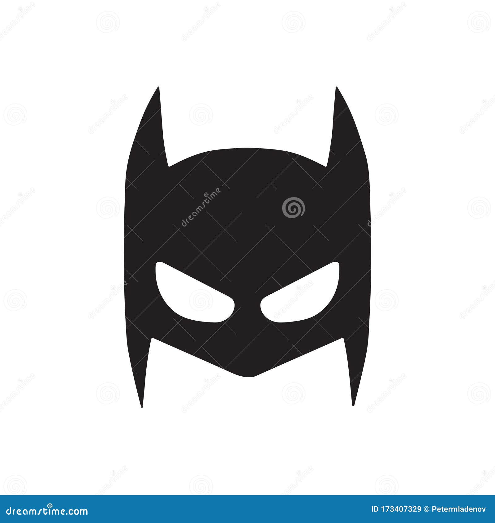 Batman mask stock illustrations vectors clipart