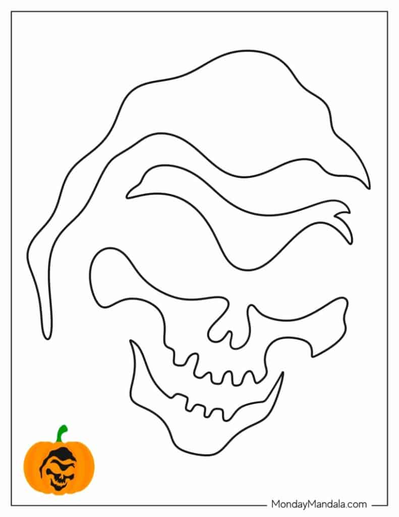 Pumpkin carving stencils free pdf printables