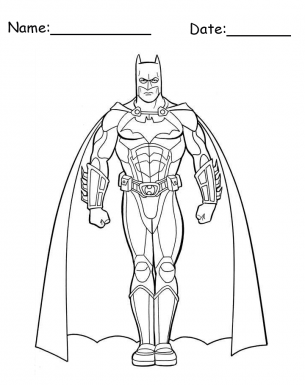 Batman coloring page