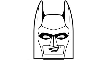 Pumpkin carving batmanâ lego movie coloring pages lego faces lego batman movie