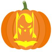 Batman pumpkin stencil free printable papercraft templates