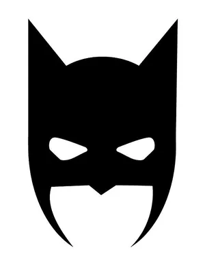 Batman mask coloring pages