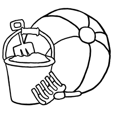Top free printable beach ball coloring pages online