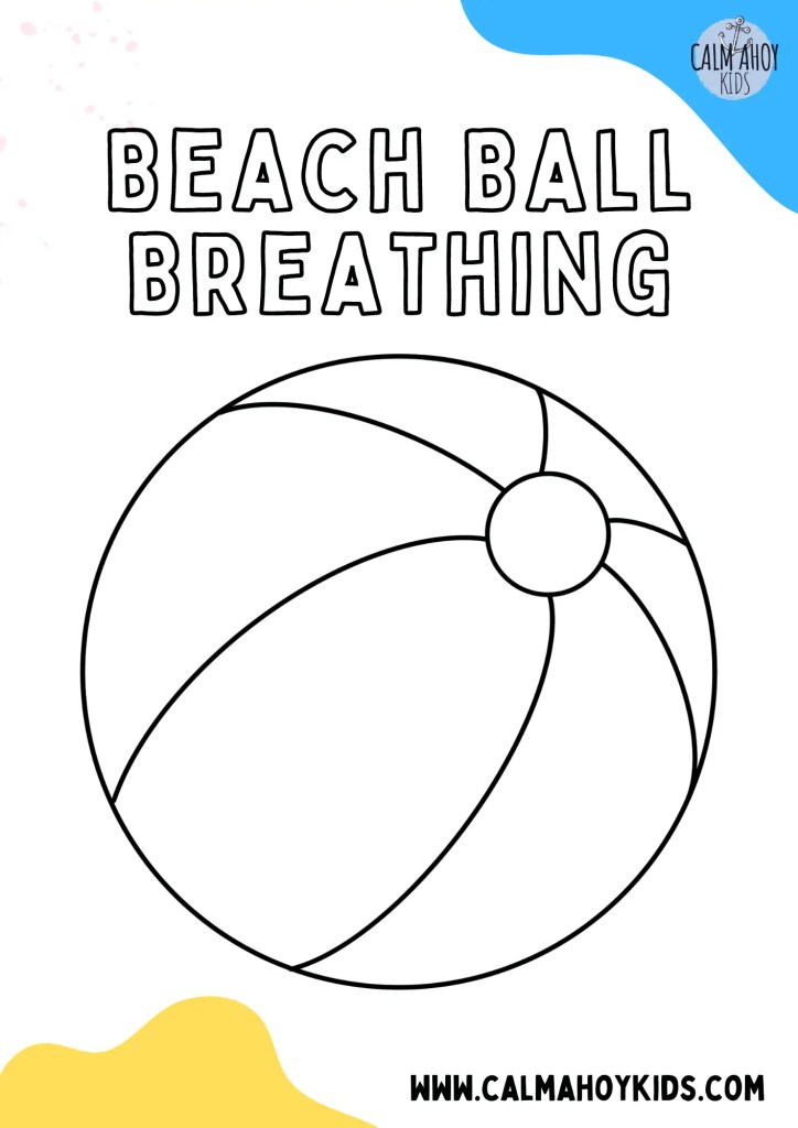 Beach ball breathing free printable