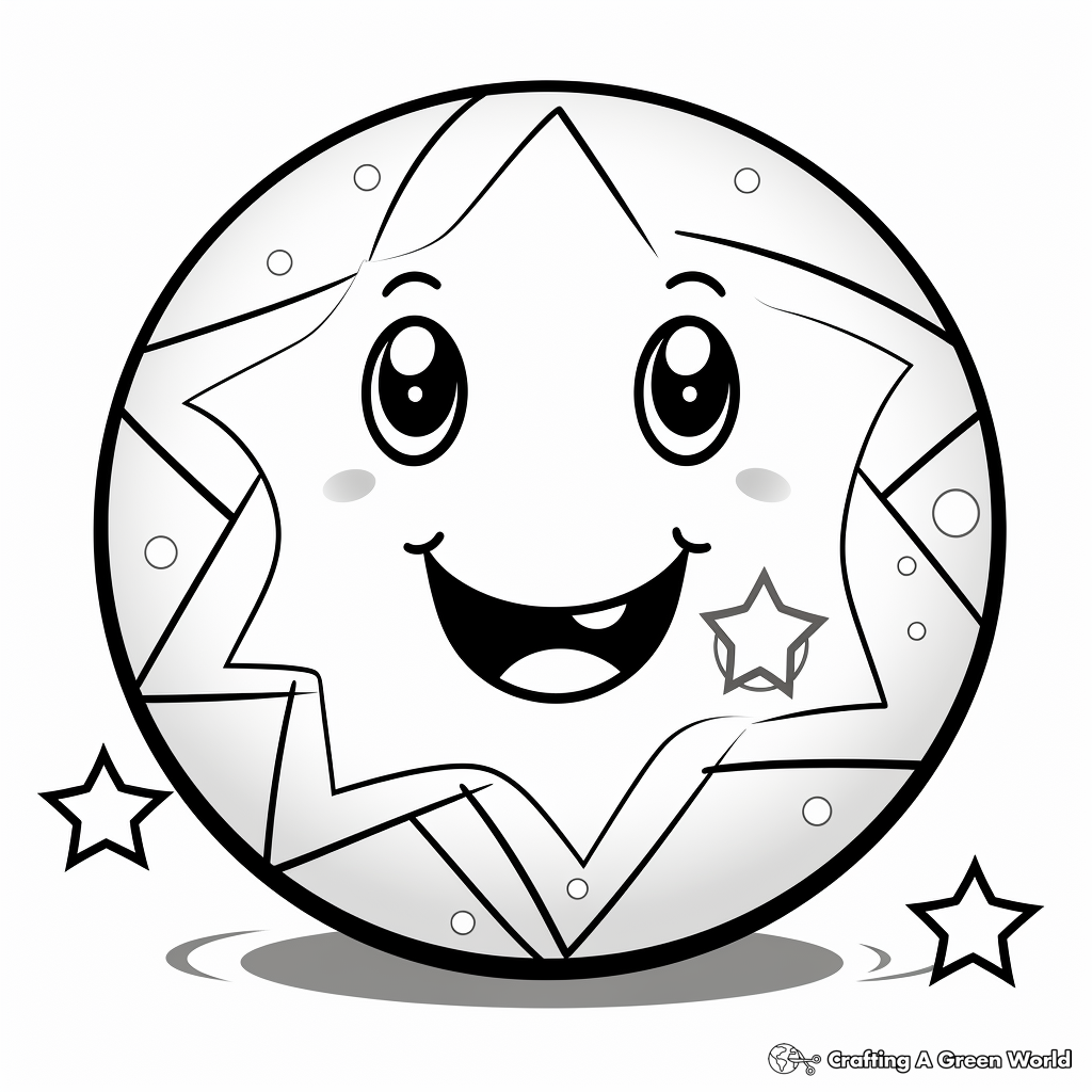 Beach ball coloring pages