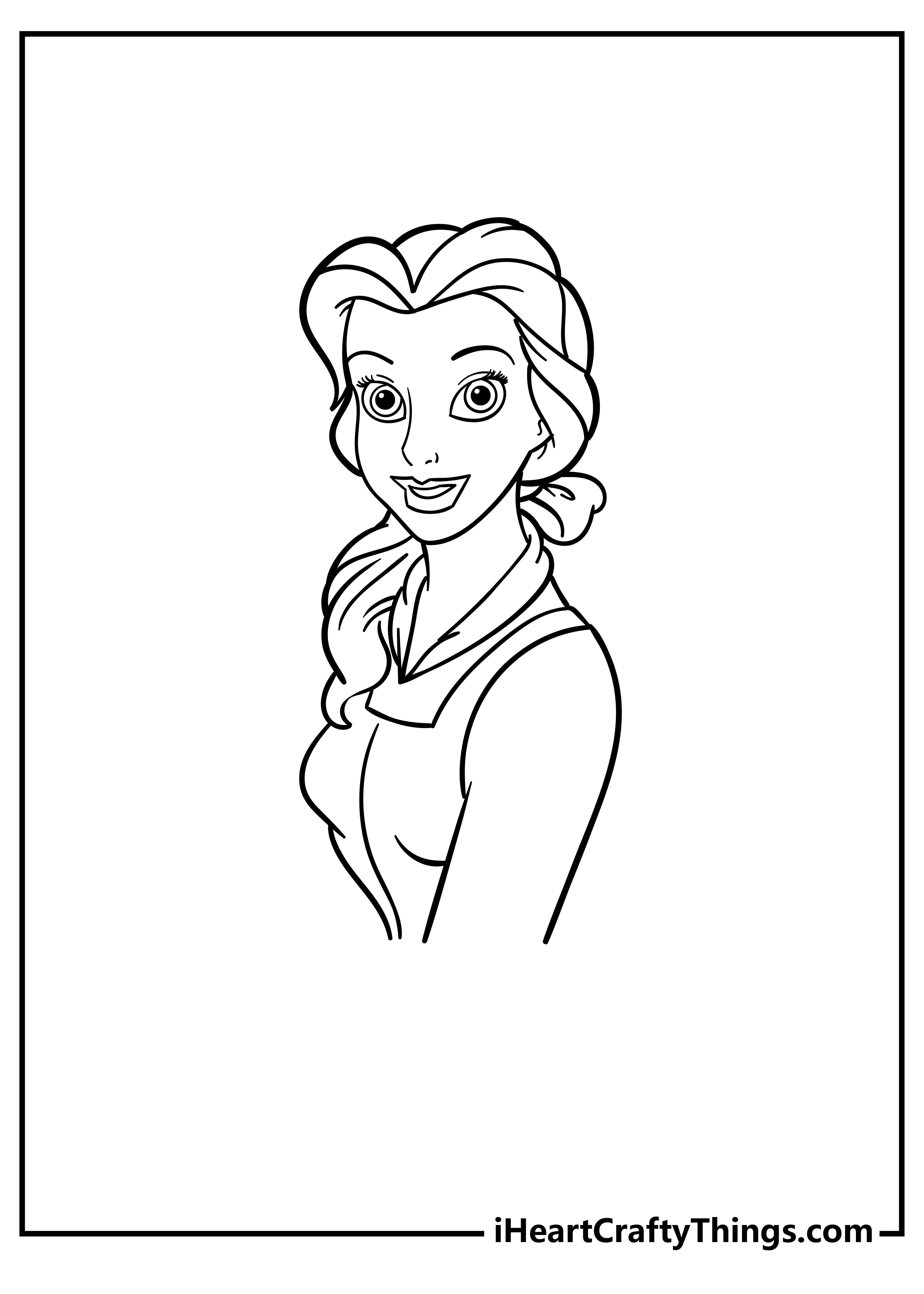 Beauty and the beast coloring pages free printables