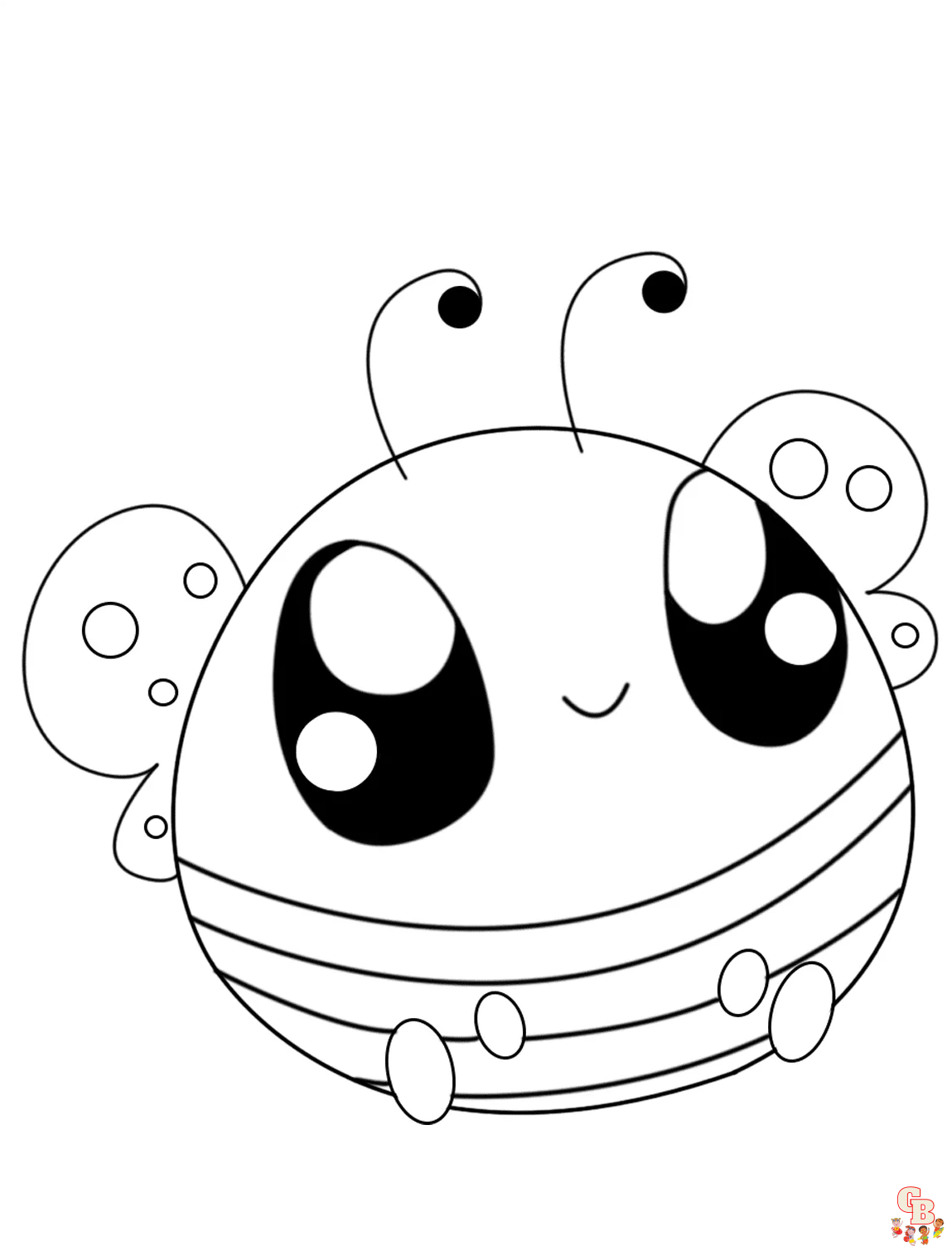 Bee coloring pages