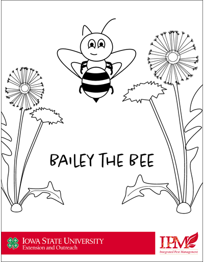 Bailey the bee coloring pages