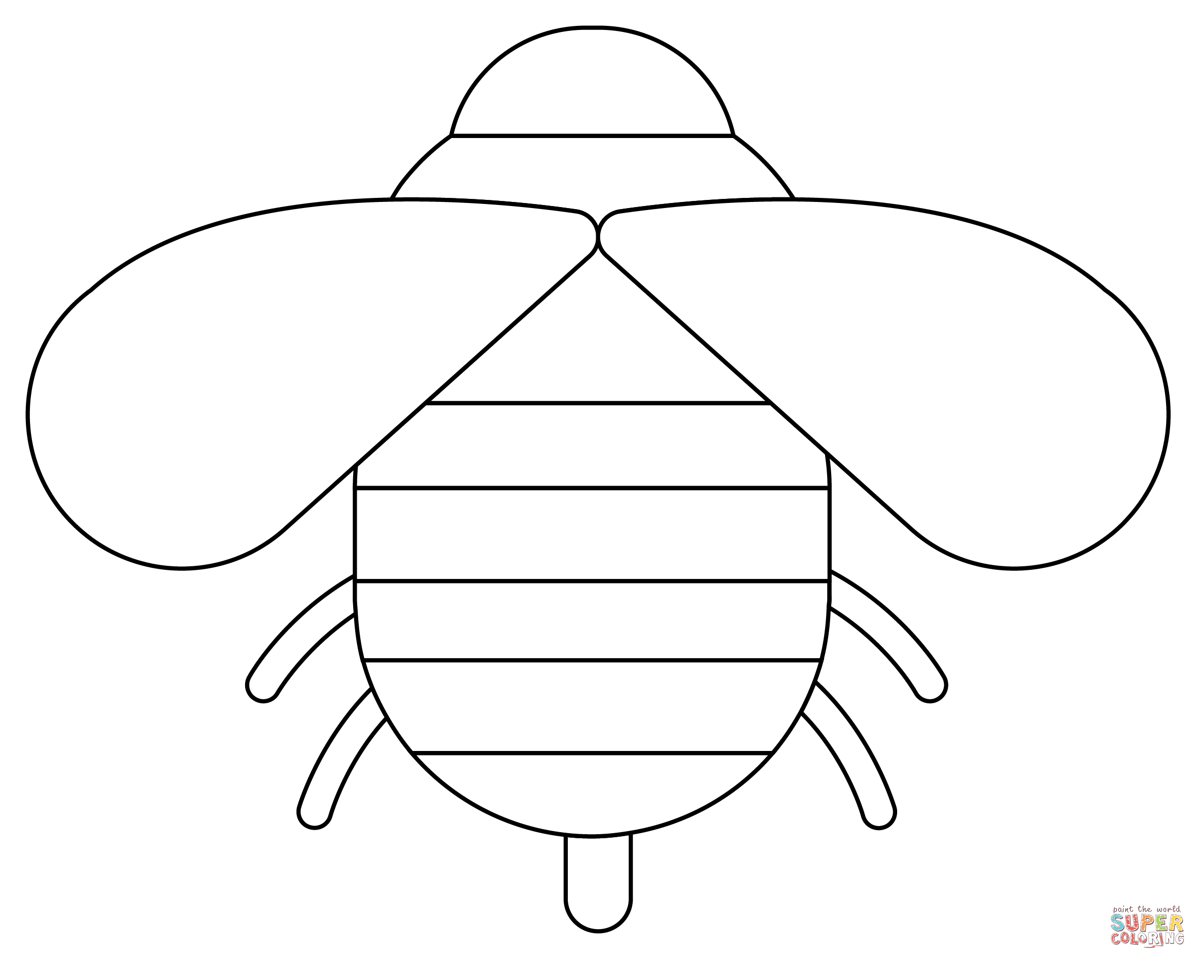 Bumblebee coloring page free printable coloring pages