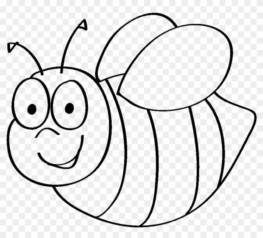 Bumble bee template printable clip art coloring pages