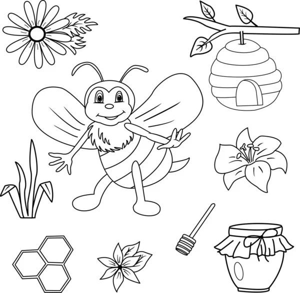 Bee hive outline vector images