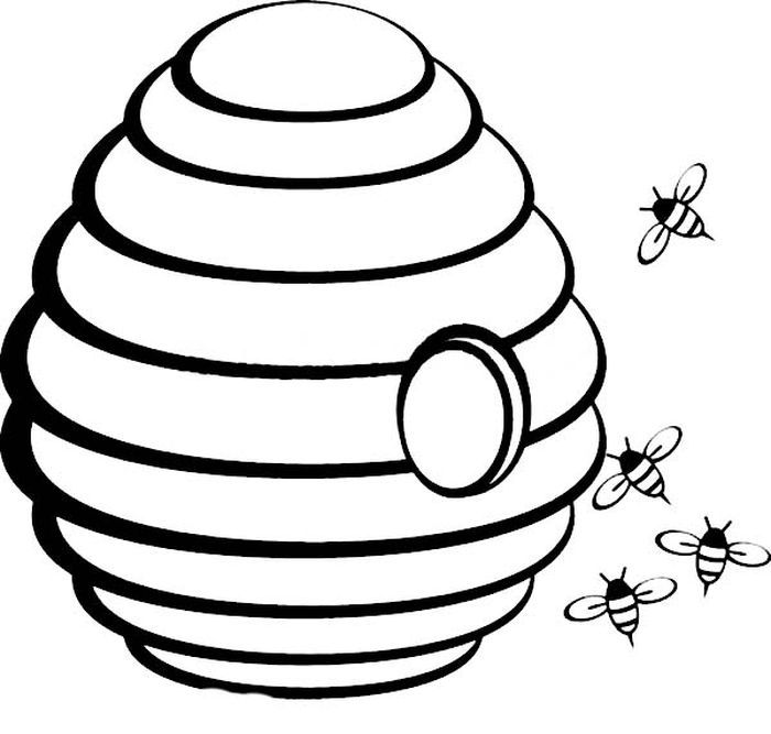 Coloring pages for kids bee hive bee coloring pages bee hive coloring pages for kids