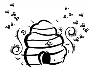 Bee coloring pages free to download and print