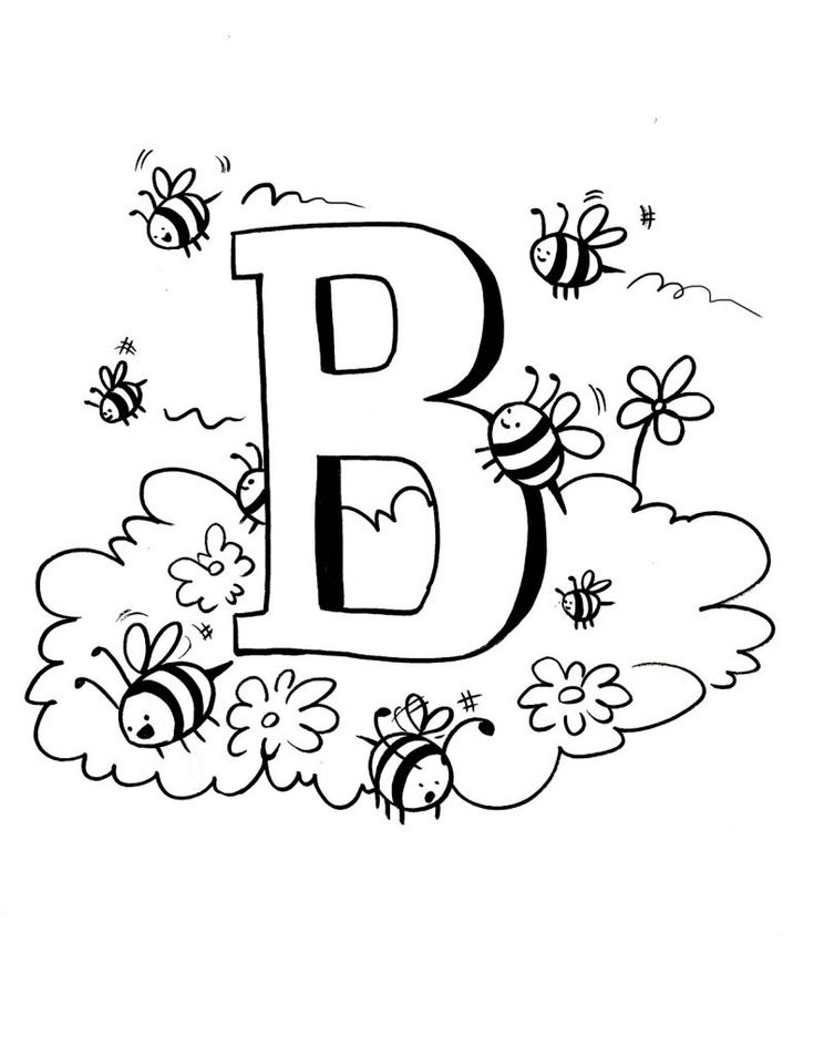 Free printable bee coloring pages for kids bee coloring pages alphabet coloring pages bee printables