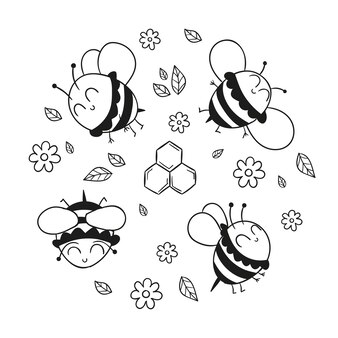 Page printable honey bee coloring pages images