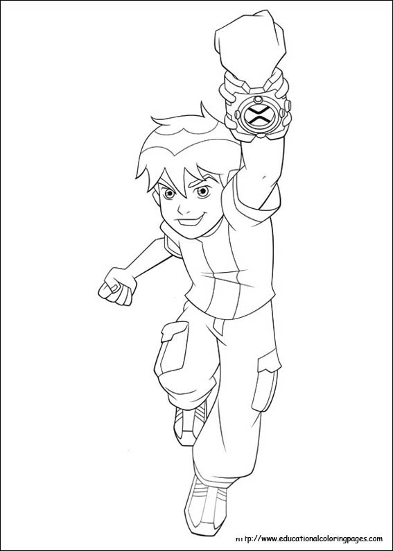 Ben coloring pages free for kids