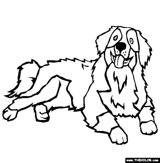 Bernese mountain dog coloring page free bernese mountain dog online coloring dog coloring page dog drawing dog images